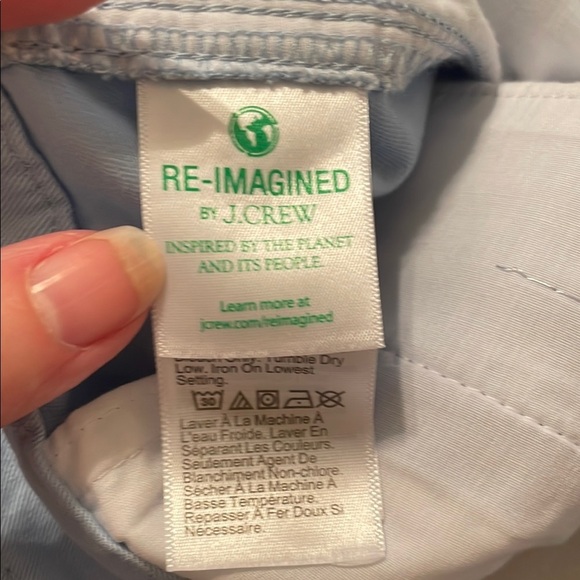 Jay Crew High Rise Girlfriend Chino Pants with Relaxed Fit and Straight Leg 12 - Picture 12 of 13